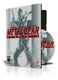 Metal Gear Solid 1 با کاور کامل و قاب وچاپ روی دیسک