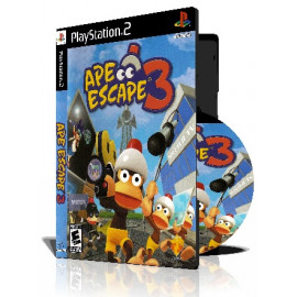 Ape Escape 3 با کاور کامل و چاپ روی دیسک