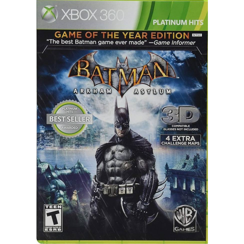 (Batman Arkham Asylum GOTY PS3 (3DVD