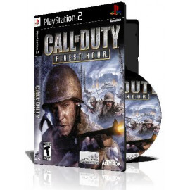 Call of Duty  Finest Hour با کاور کامل و قاب وچاپ روی دیسک