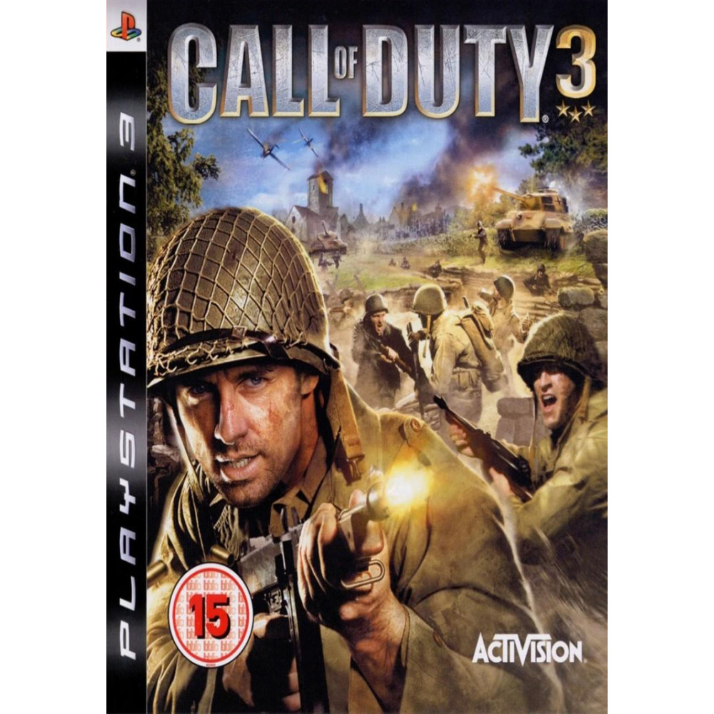  با کاور کامل وقاب و چاپ روی دیسکCall of Duty 3 ps2