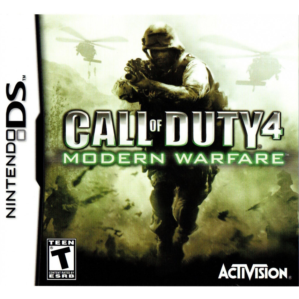 بازی اورجینال Call of duty  4 Modern Warfare DS