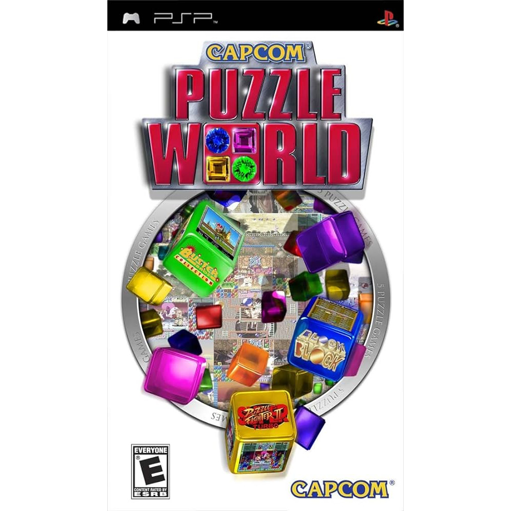 بازی اورجینال Capcom Puzzle World PSP