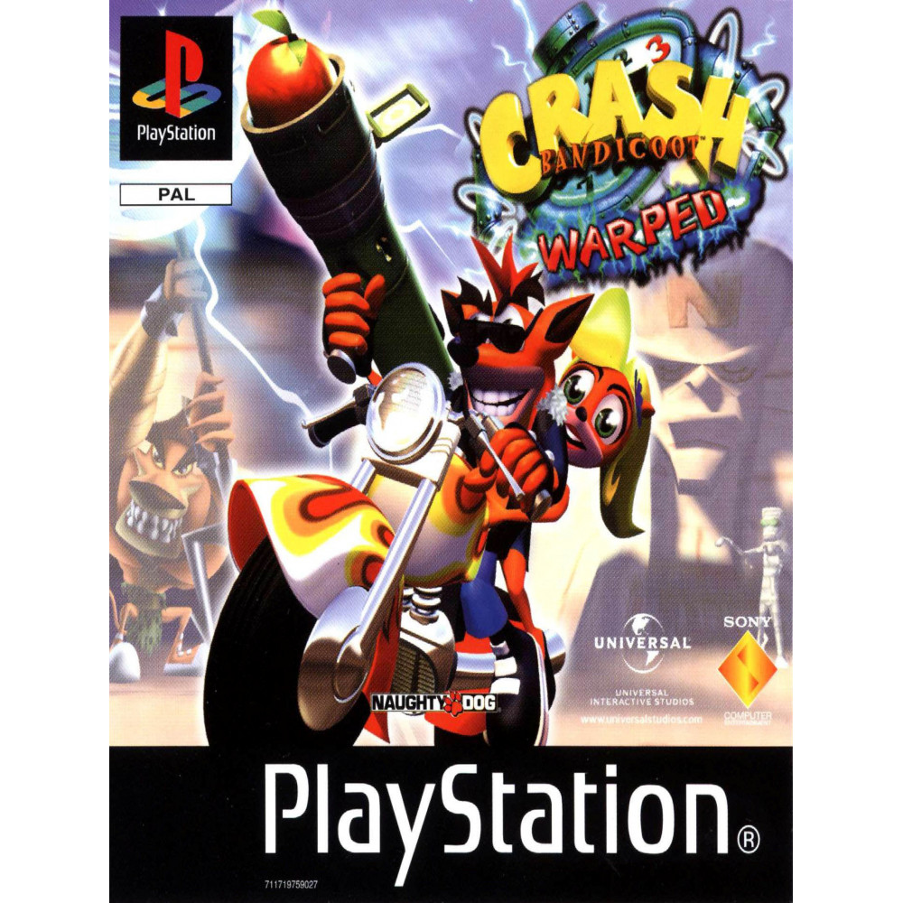 بازی اورجینال Crash 3 PS1