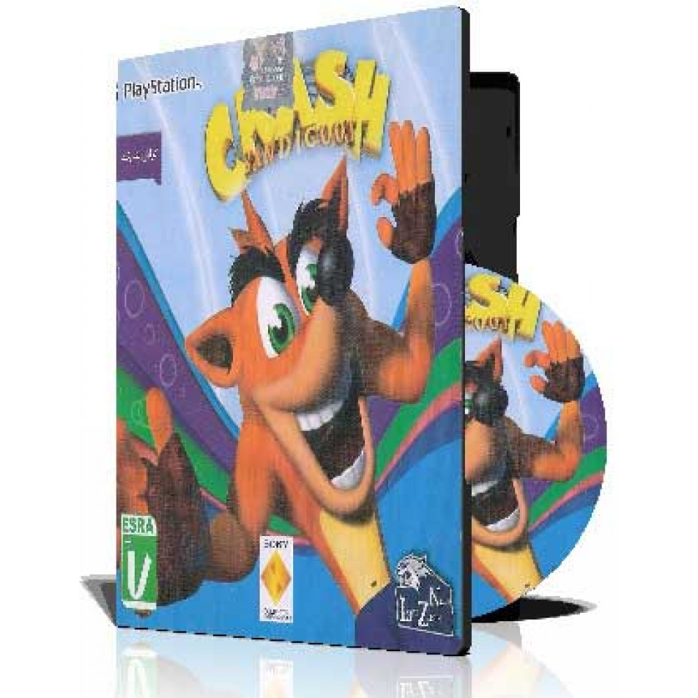 با کاور کامل وقاب و چاپ روی دیسک بازی Crash Bandicoot