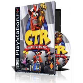 با کاور کامل وقاب و چاپ روی دیسکبازی کراش ماشینی Crash Team Racing