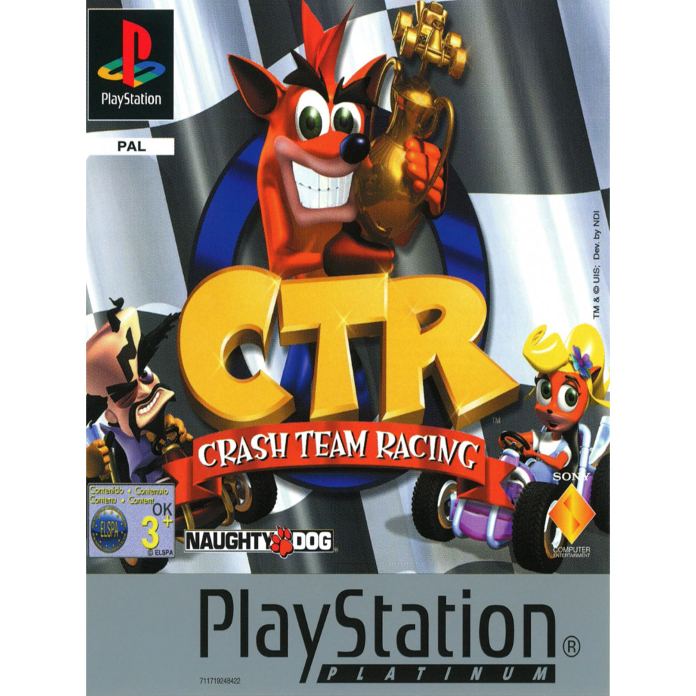 بازی اورجینال Crash Team racing PS1