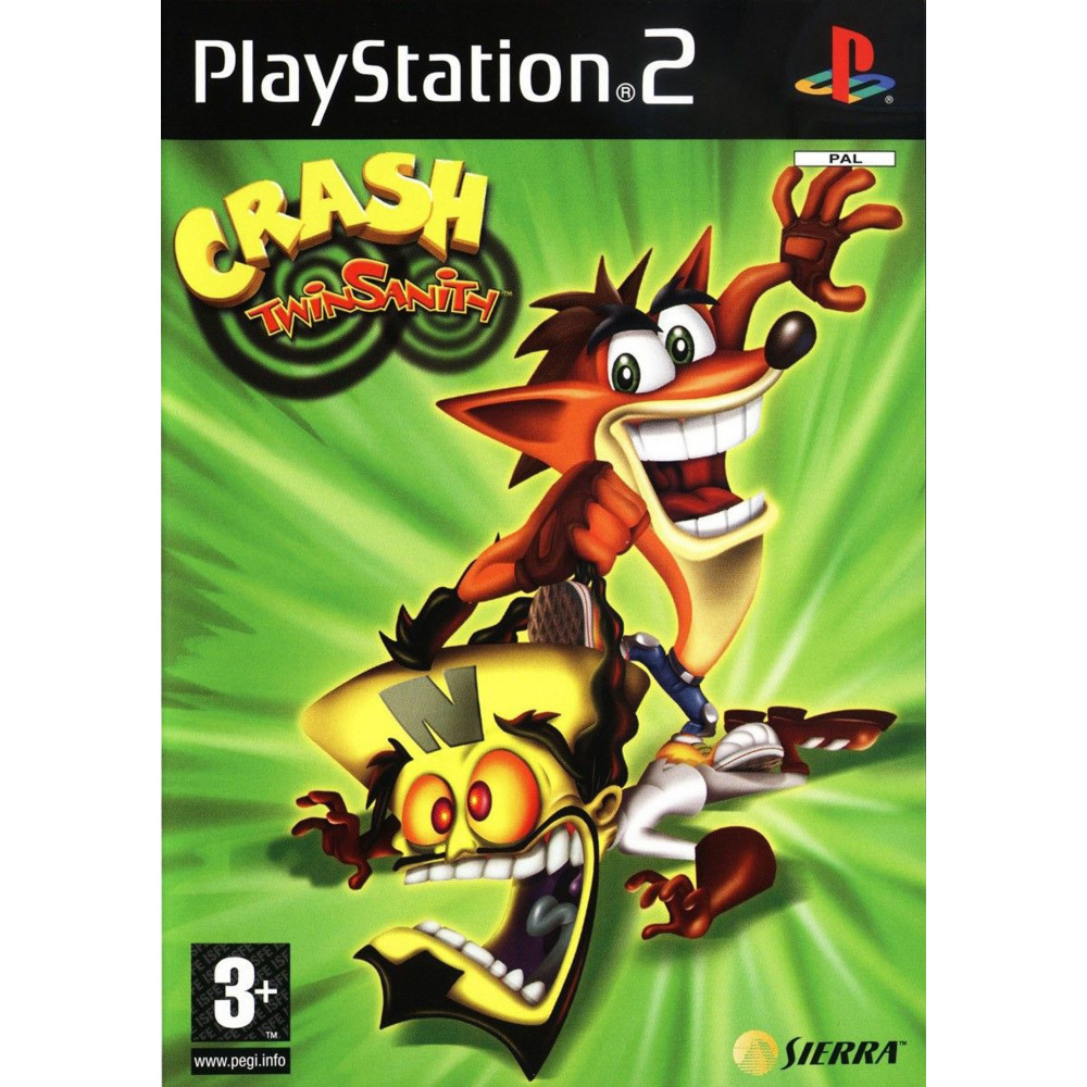بازی اورجینال Crash Twin Sanity PS2