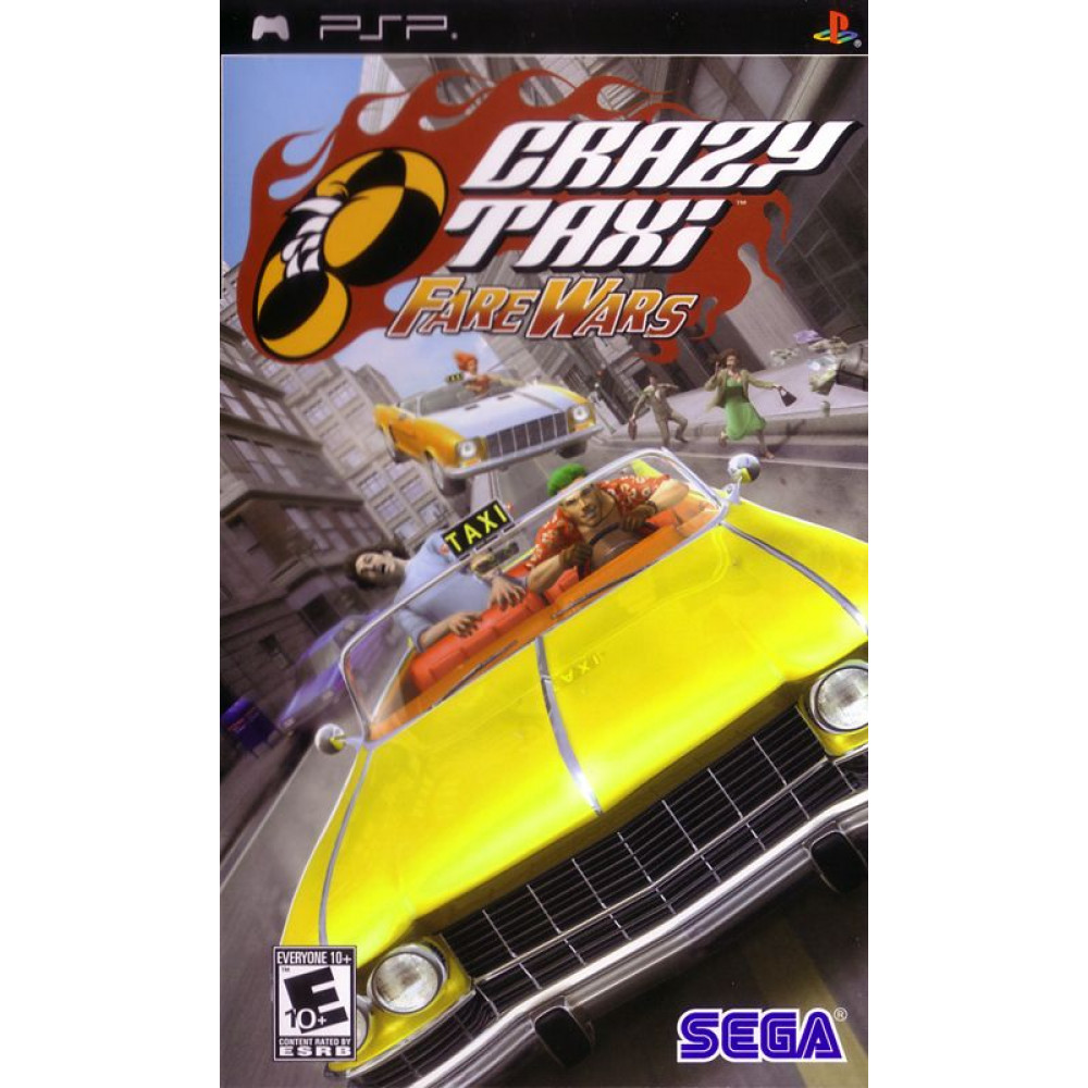 بازی اورجینال Crazy Taxi PSP