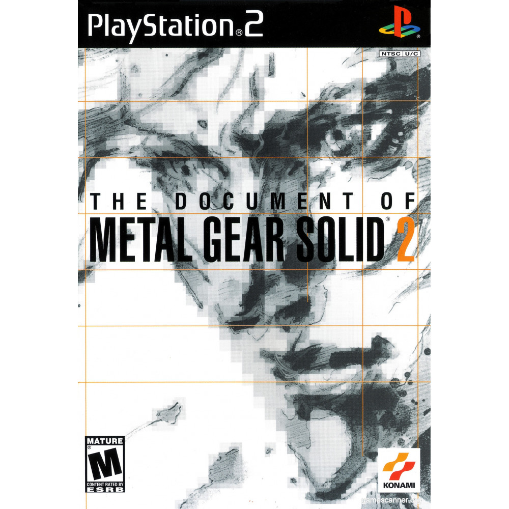 بازی اورجینال Document of Metal Gear Solid 2 PS2