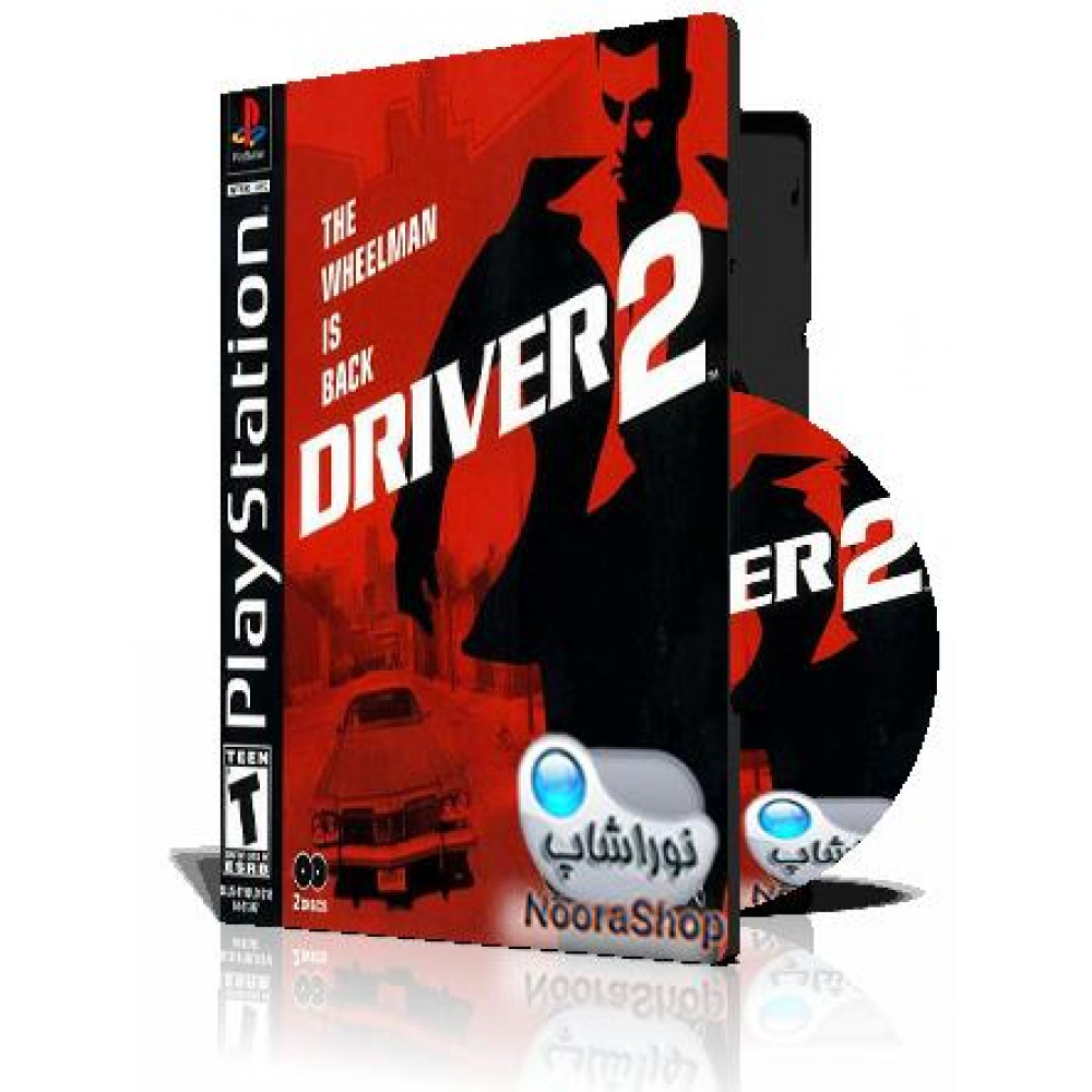 با کاور کامل و قاب وچاپ روی دیسکبازی قدیمی درایور Driver 2 v1.1