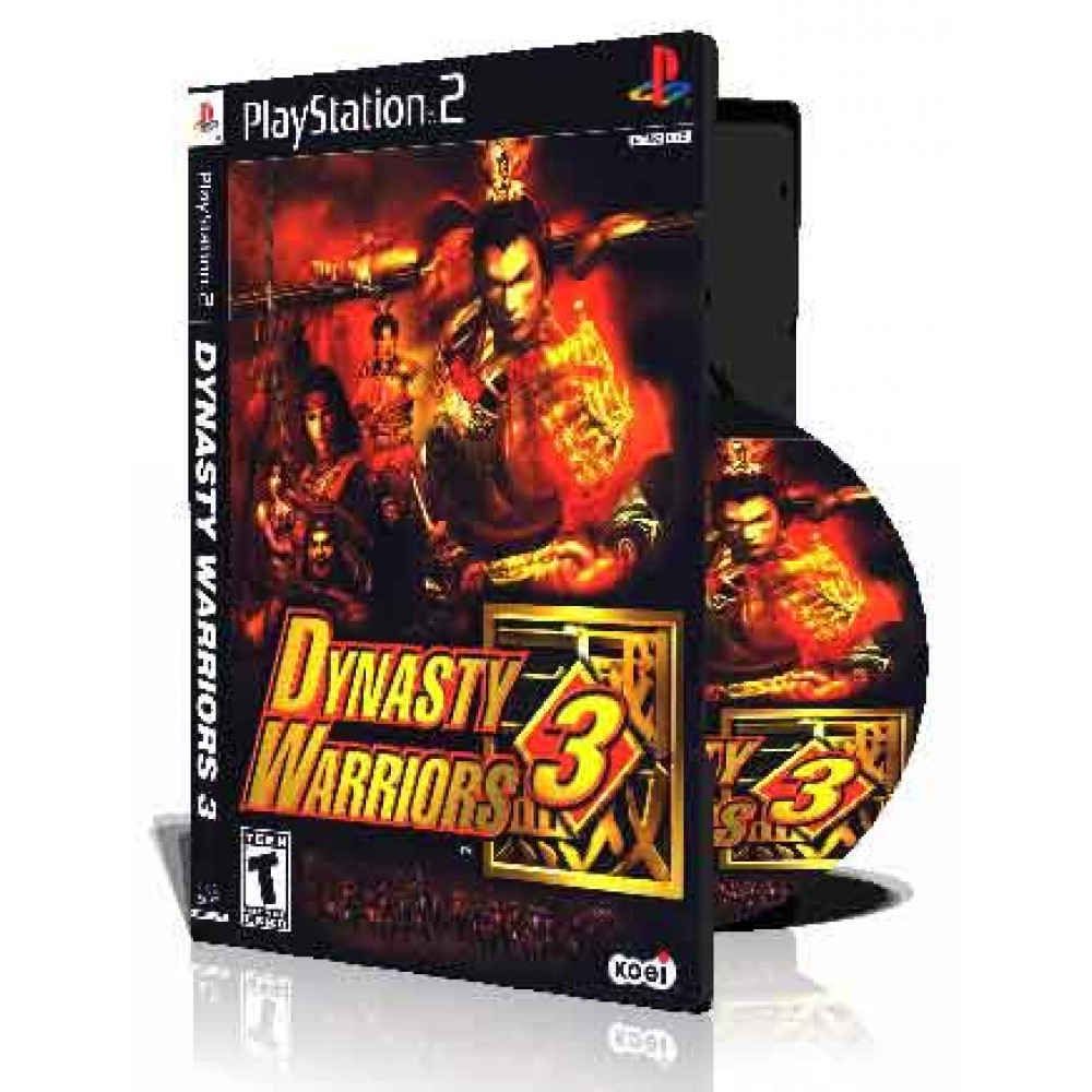 Dynasty Warriors 3 با کاور کامل و چاپ روی دیسک