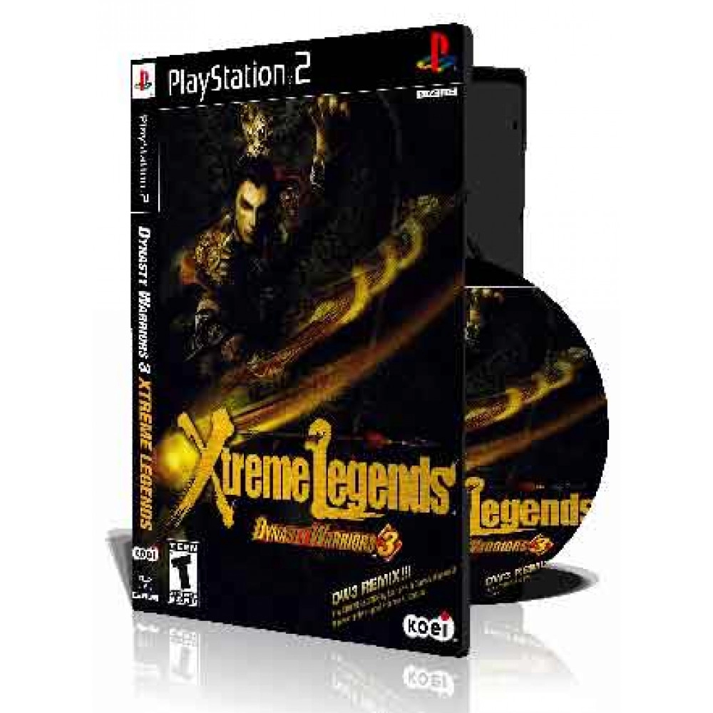 Dynasty Warriors 3 Xtreme Legends با کاور کامل و چاپ روی دیسک