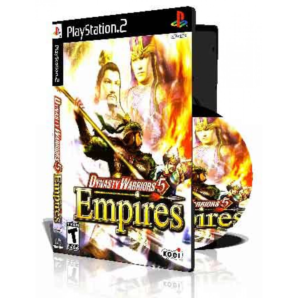 Dynasty Warriors 5 Empires با کاور کامل و چاپ روی دیسک