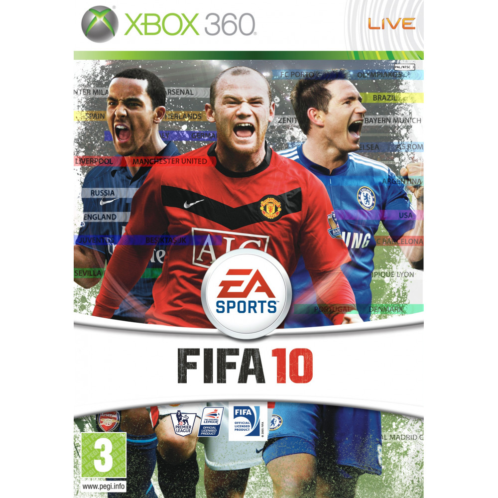 بازی اورجینال FIFA 10 XBOX 360