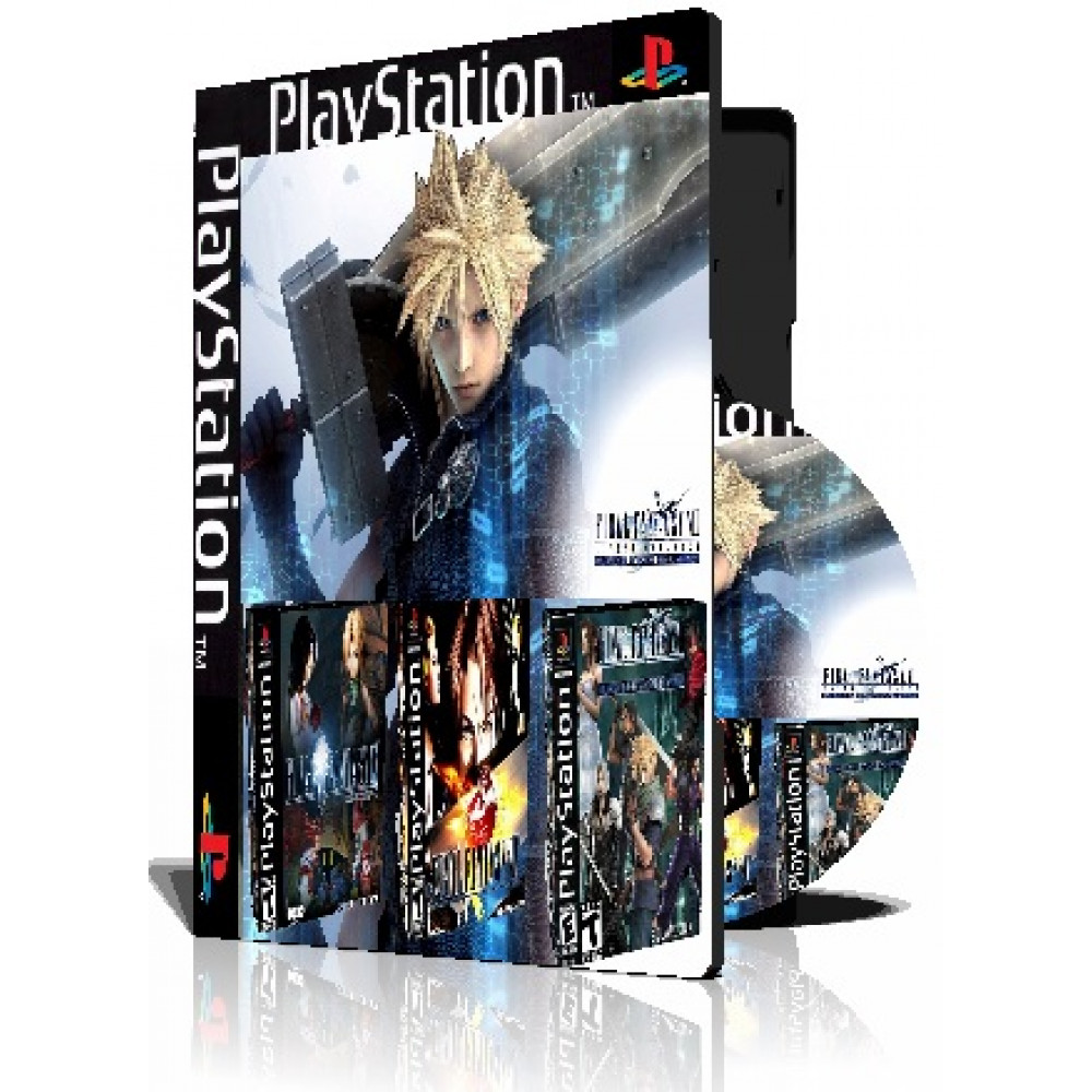 3 بازی با قاب و چاپ روی دیسک(Final Fantasy PS1 Collection (12 DISC