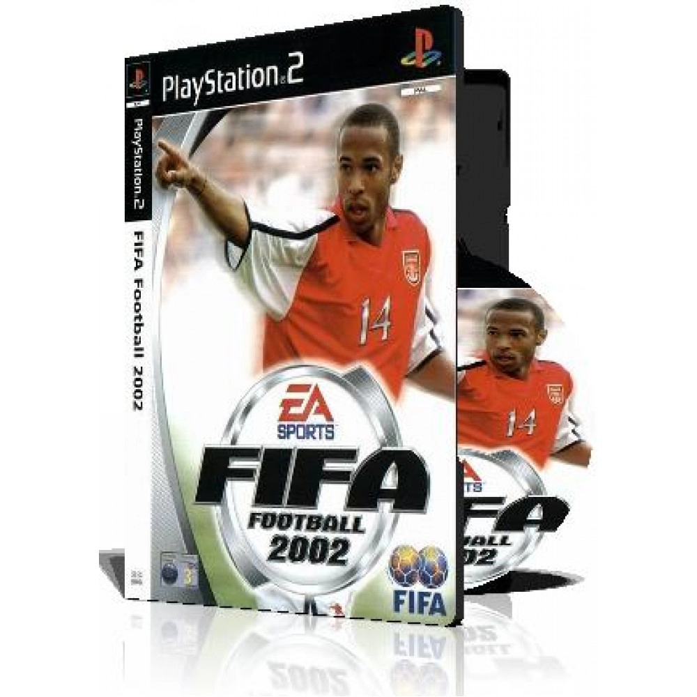 FIFA FOOTBALL 2002 PS2 با کاور کامل و چاپ روی دیسک
