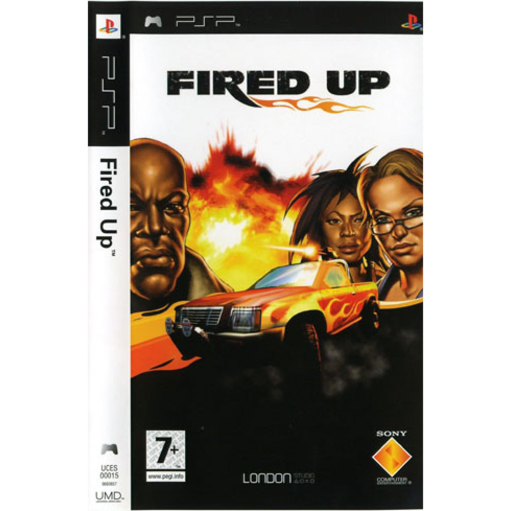 بازی اورجینال Fired Up PSP
