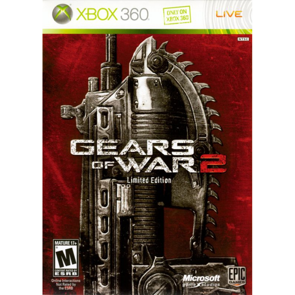بازی اورجینال Gears Of War 2 Limited Edition Steelbook XBOX 360