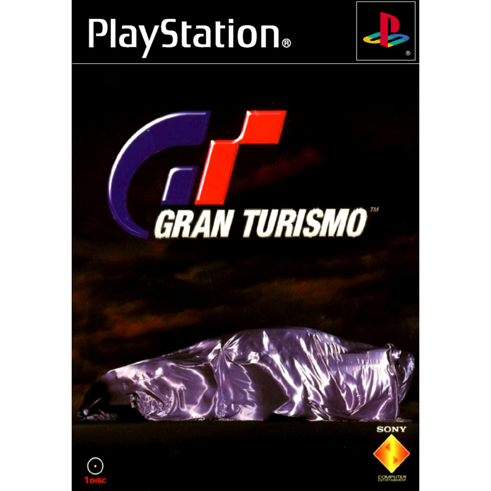Gran Turismo 1 ps1 با گاور کامل و قاب و چاپ روی دیسک