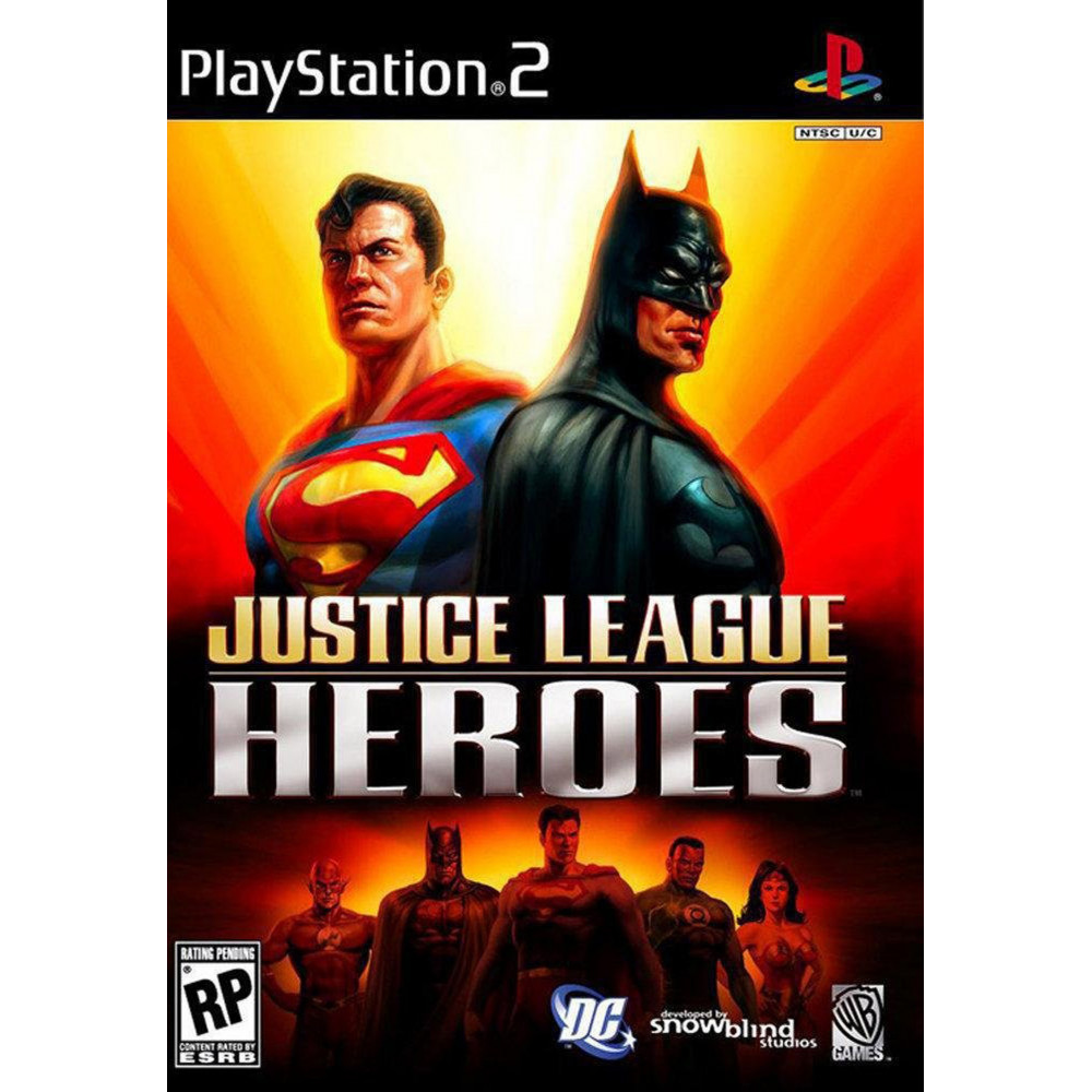 با کاور کامل و چاپ روی دیسک Justice League Heroes