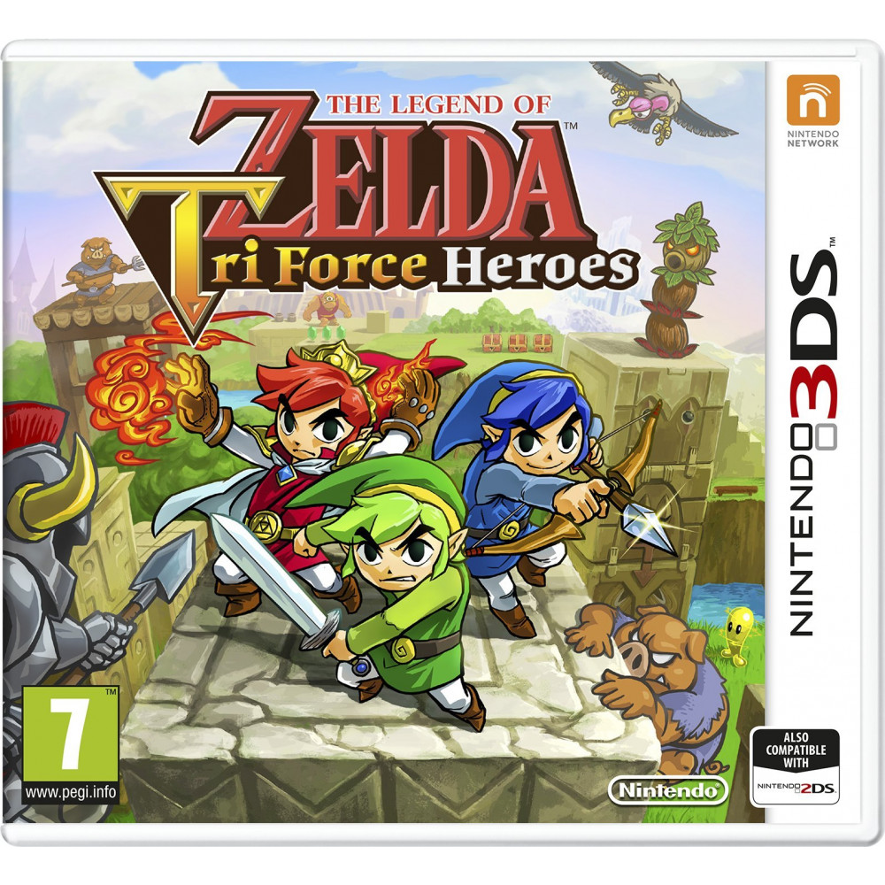 بازی اورجینال Legend Of Zelda Tri Force Heroes 3DS