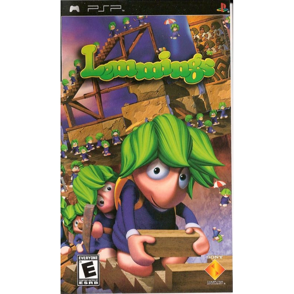 بازی اورجینال Lemmings PSP