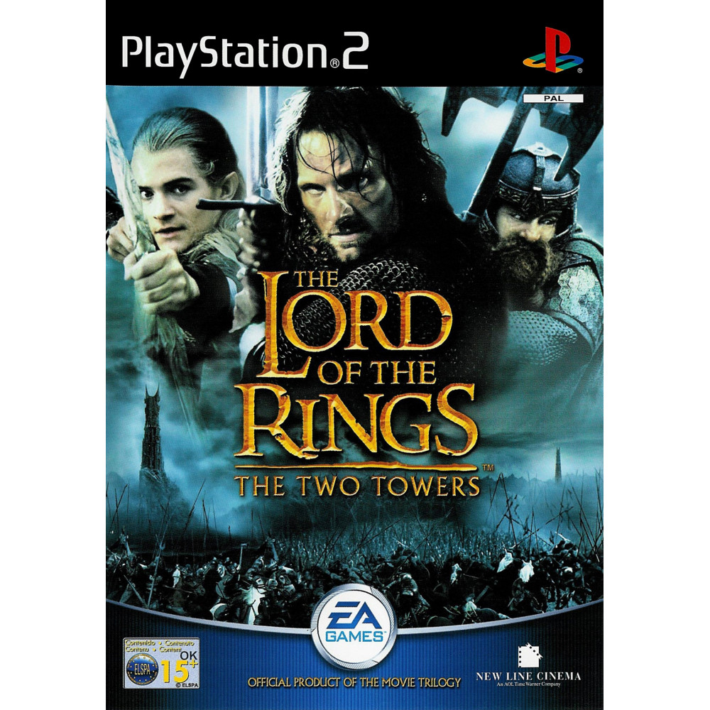 بازی اورجینال Lord of the Rings Two Towers PS2