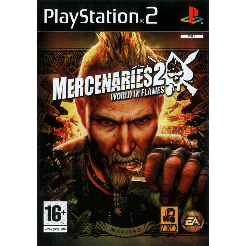 بازی اورجینال Mercenaries 2 PS2