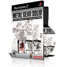 چهارعدد بازی مجموعه هفت دیسک با قاب وچاپ روی دیسکMetal Gear Essential Collection