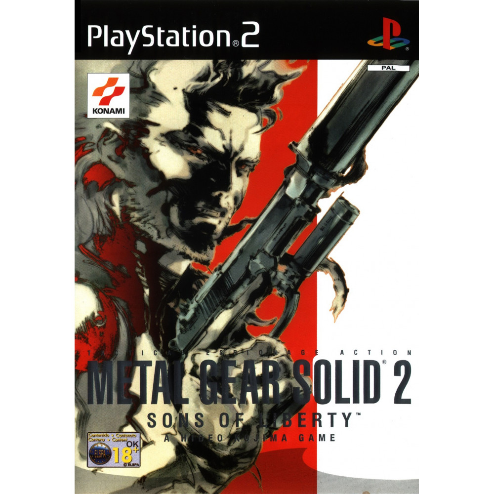 بازی اورجینال Metal gear solid 2 PS2