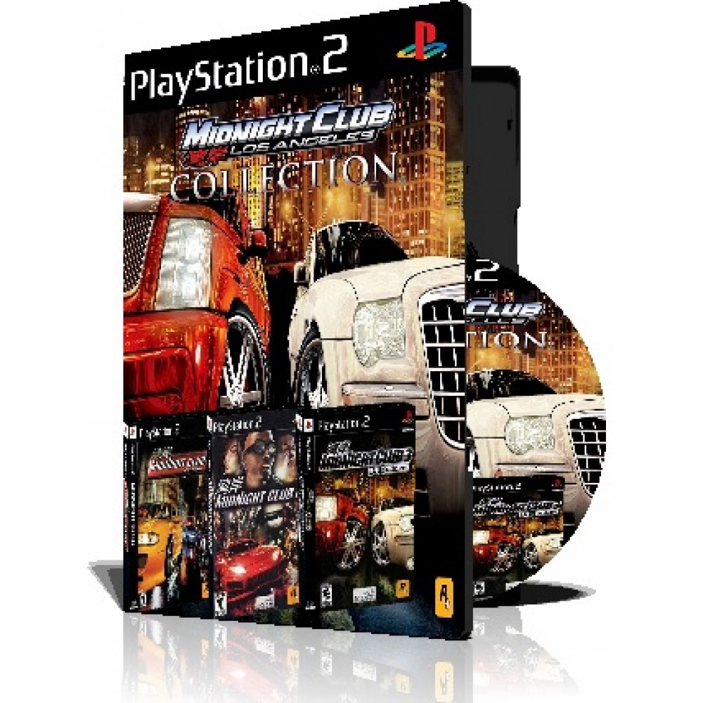 Midnight Club سه عدد بازی با قاب وچاپ روی دیسک