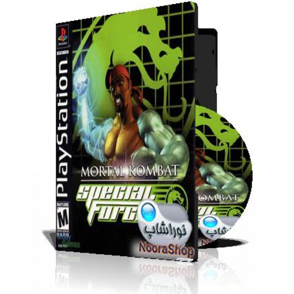 با کاور کامل و قاب وچاپ روی دیسک PS1 کمبات Mortal Kombat Special Fore