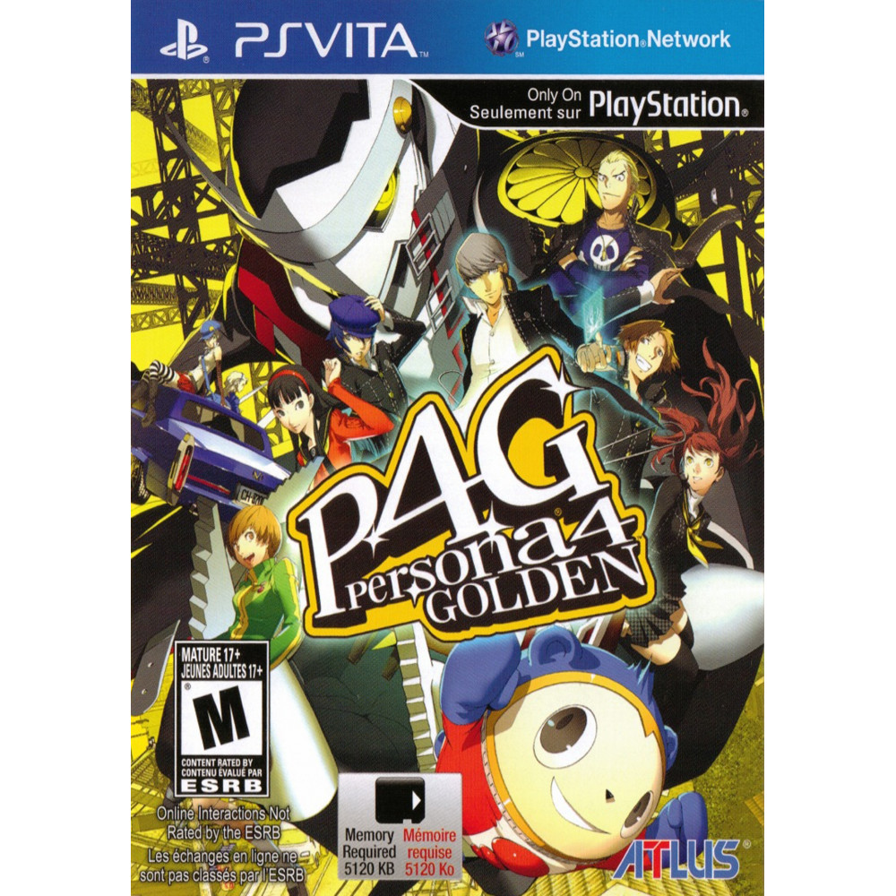 بازی اورجینال Persona 4 Golden Edition PS vita
