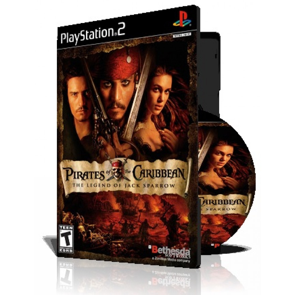 Pirates of the Caribbean  The Legend of Jack Sparrow با کاور کامل و چاپ روی دیسک