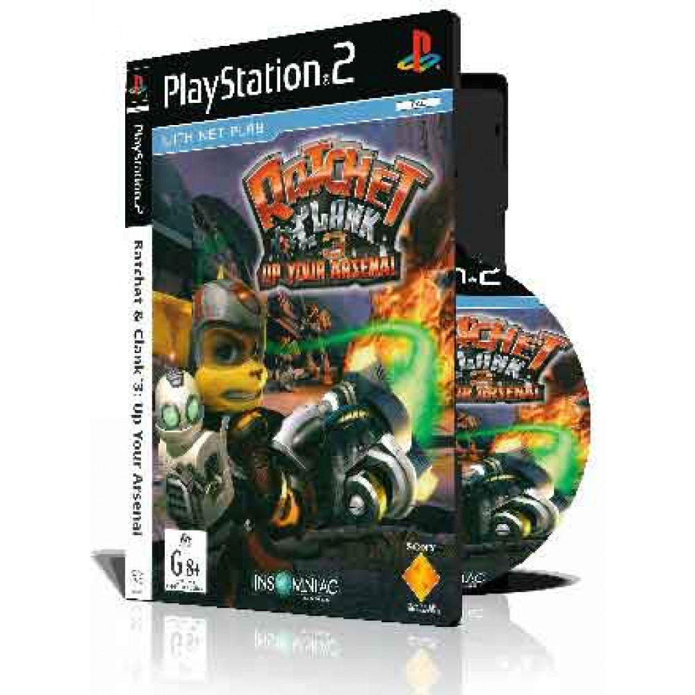 Ratchet and Clank 3 up Your Arsenal با کاور کامل وچاپ روی دیسک
