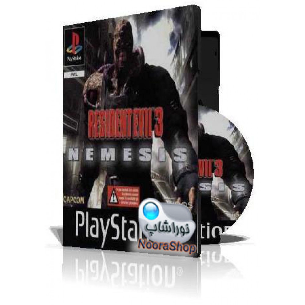 Resident Evil 3 با کاور کامل و قاب وچاپ روی دیسک