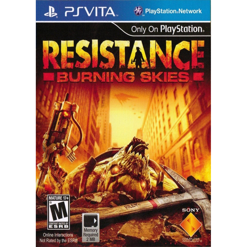 بازی اورجینال Resistance Burning Skies PS vita