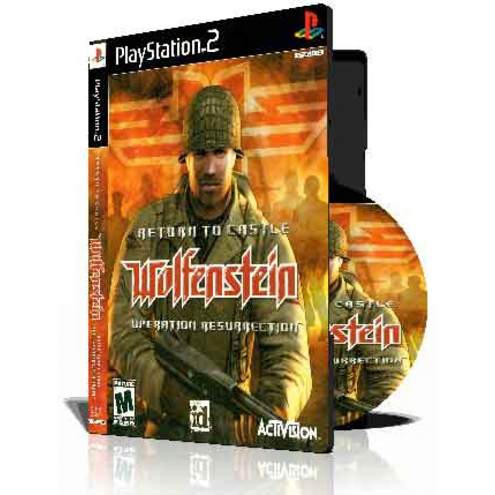 Return to Castle Wolfenstein با کاور کامل وچاپ روی دیسک