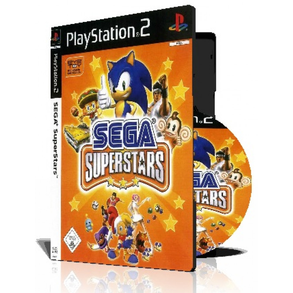 Sega Superstars با کاور کامل و چاپ روی دیسک