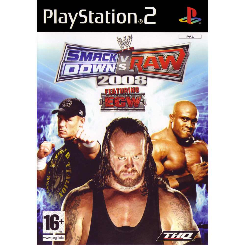 بازی اورجینال Smack Down 2008 PS2