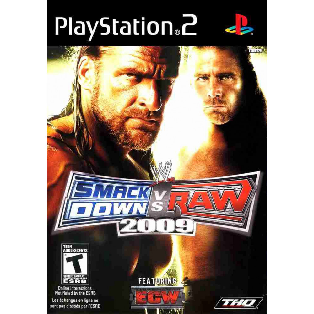 بازی اورجینال Smack Down 2009 PS2
