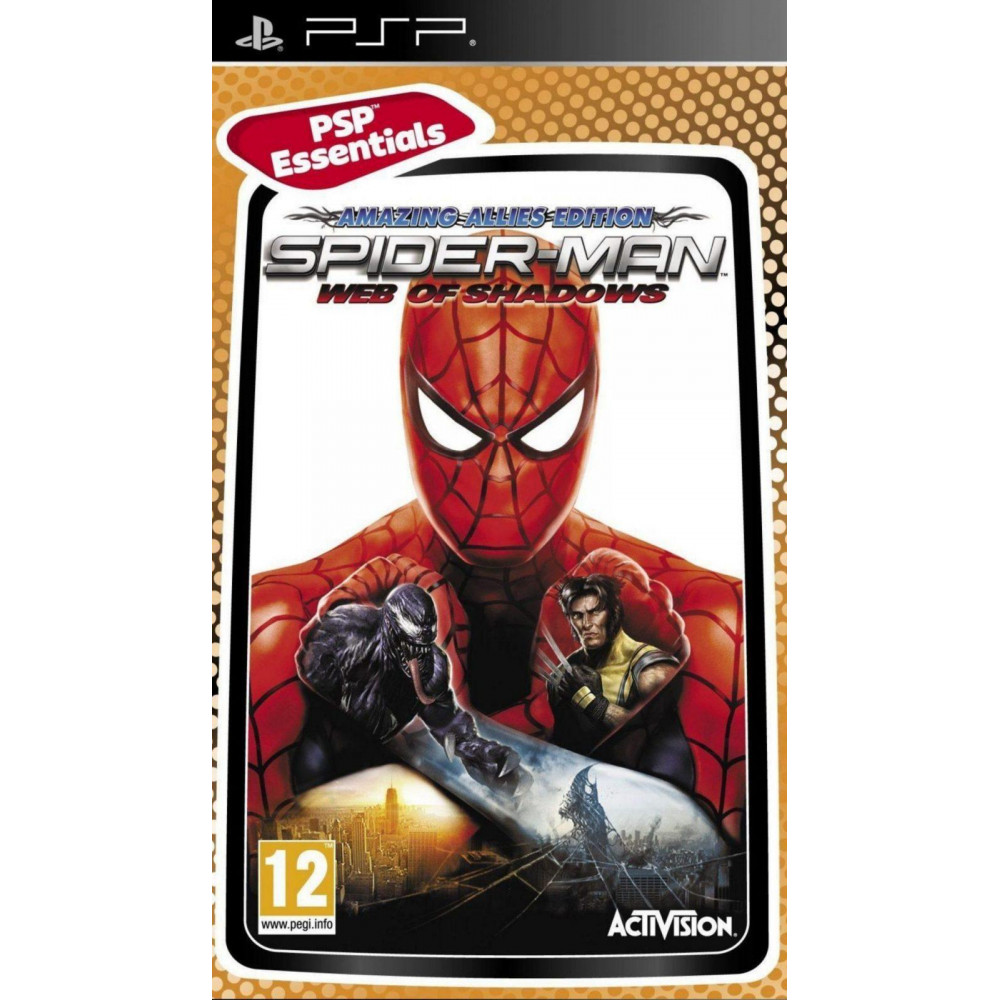 بازی اورجینال Spider Man Web Of Shadows PSP
