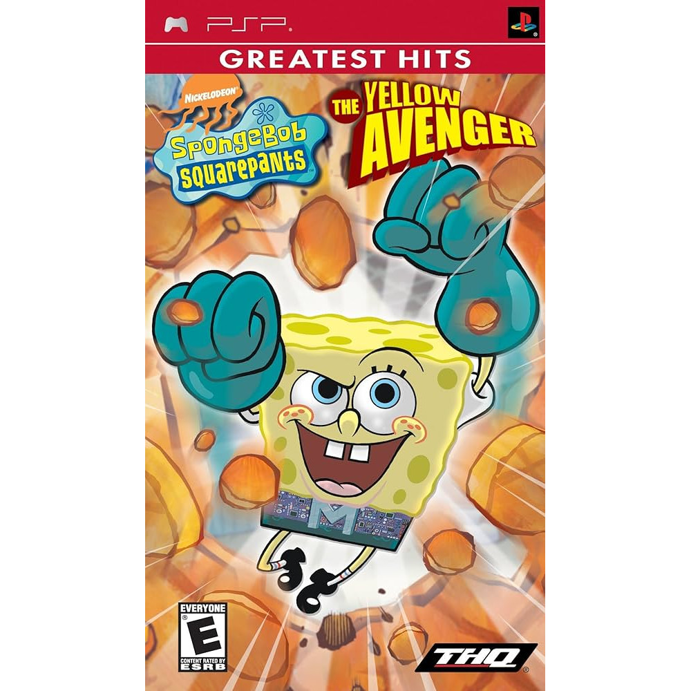 بازی اورجینال SpongeBob Yellow Avenger PSP
