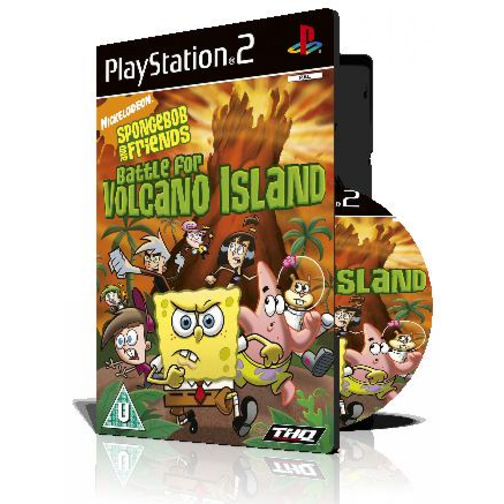 SpongeBob and Friends Battle for Volcano Island