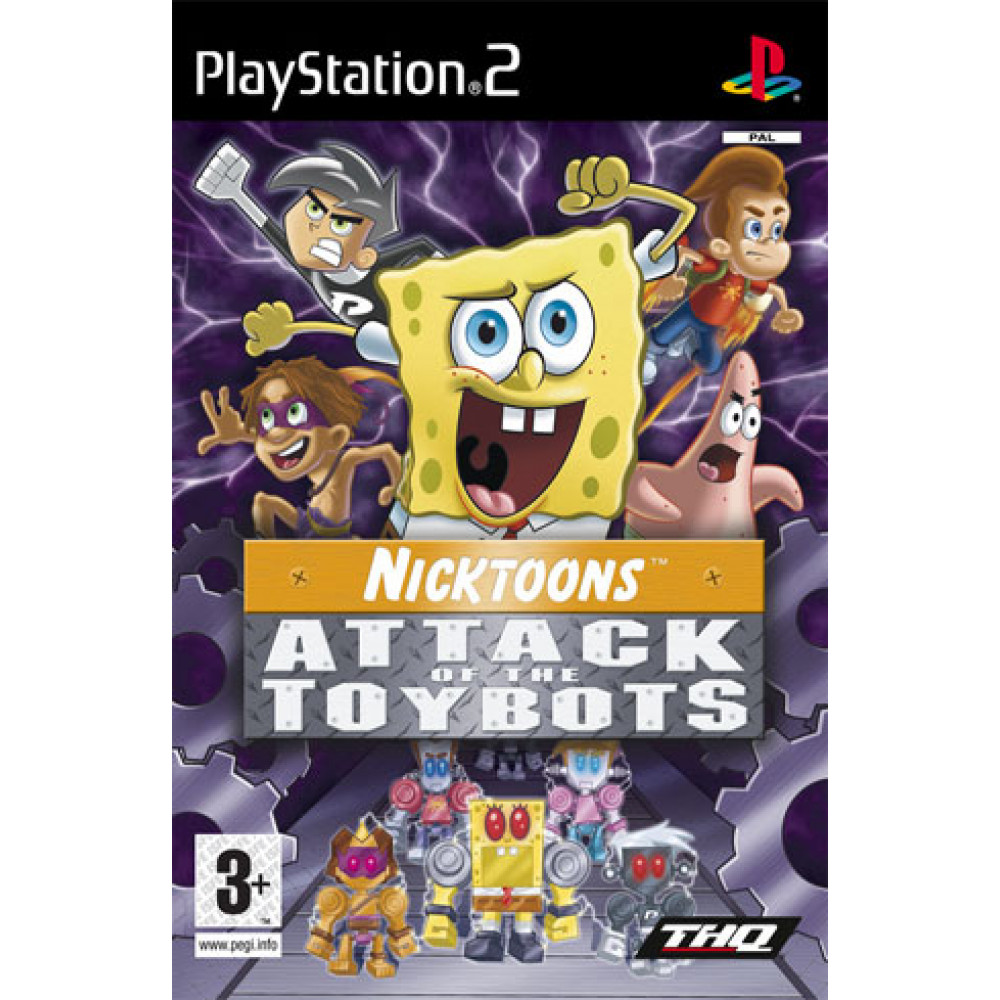 بازی اورجینال Spongebob Attack PS2