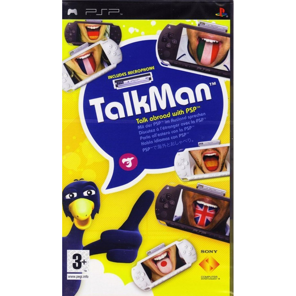 بازی اورجینال Talk Man PSP