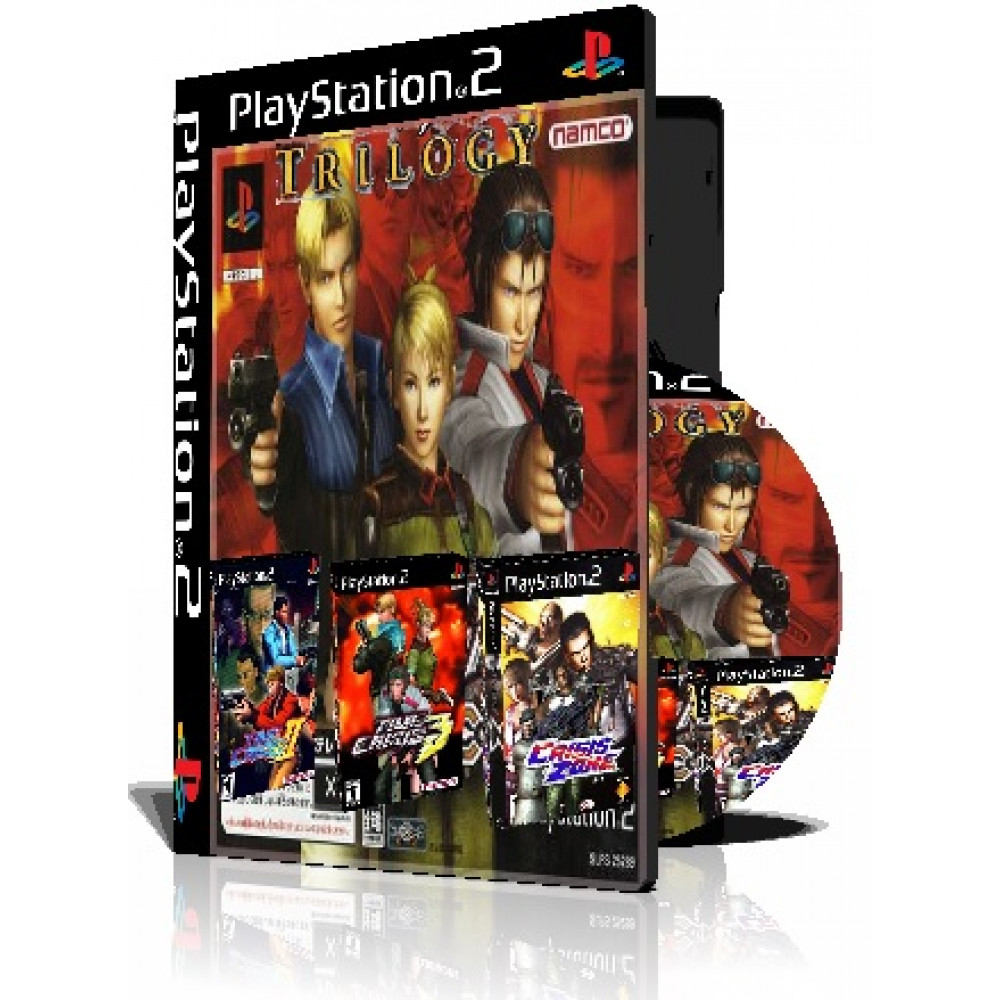 3 بازی با قاب و چاپ روی دیسک (Time Crisis Trilogy (3 DISC