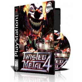 با کاور کامل و چاپ روی دیسک بازی قدیمی Twisted Metal 4
