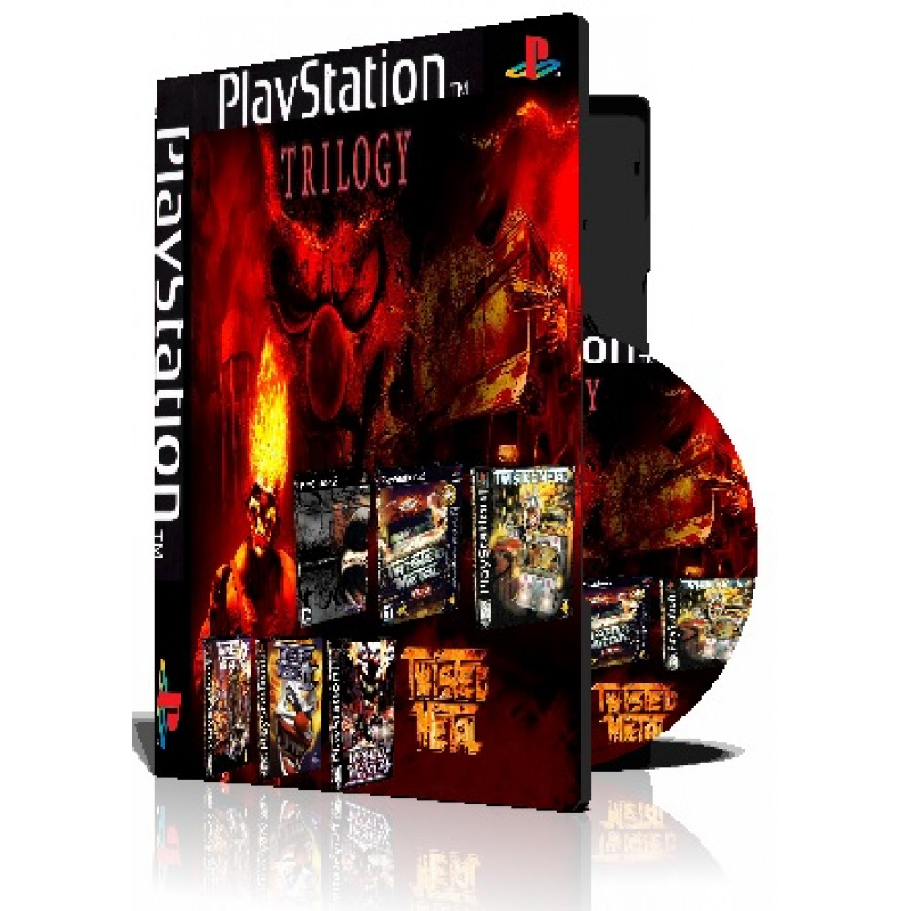 6 بازی با قاب و چاپ روی دیسک (Twisted Metal Trilogy (6 DISC
